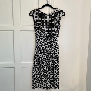 LAUREN by RL Twist-front Dress